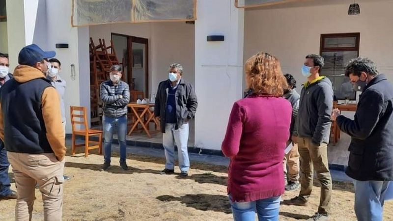 Gomez recibió a la empresa Cookins