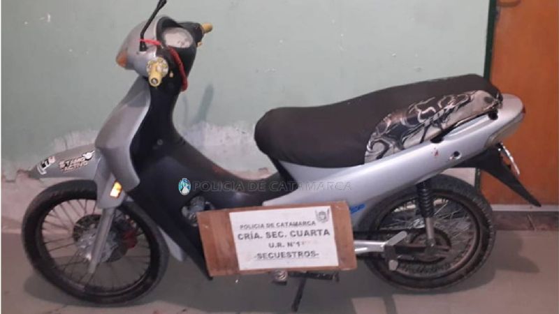 Secuestran una moto requerida por la Justicia