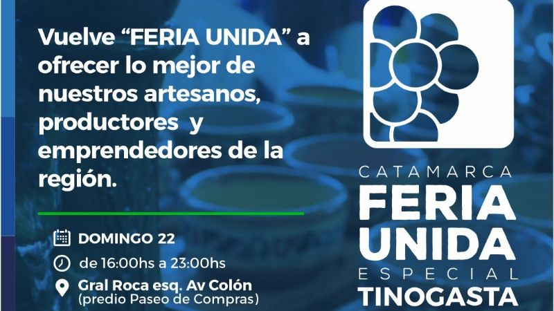 La Feria Unida de agosto, con una edición especial dedicada a Tinogasta