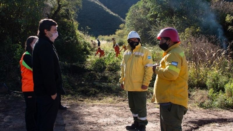 Seguridad analiza la situación de los incendios forestales