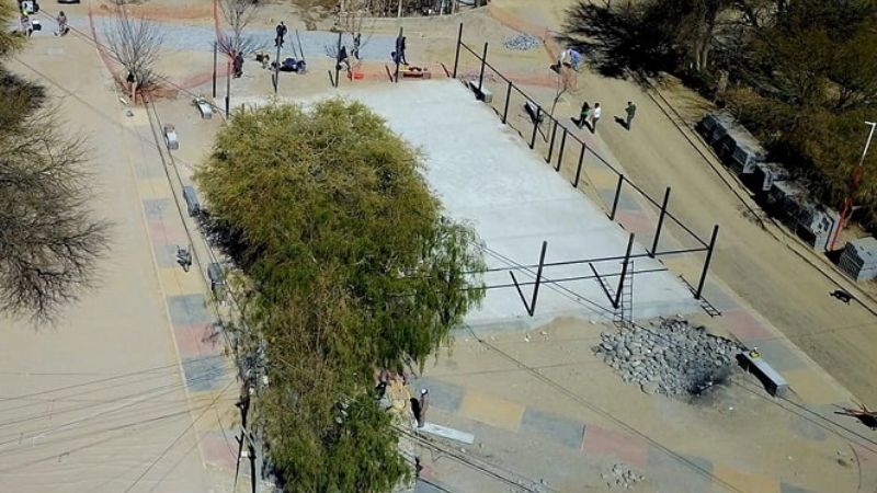 Avanza un nuevo espacio recreativo en Santa María