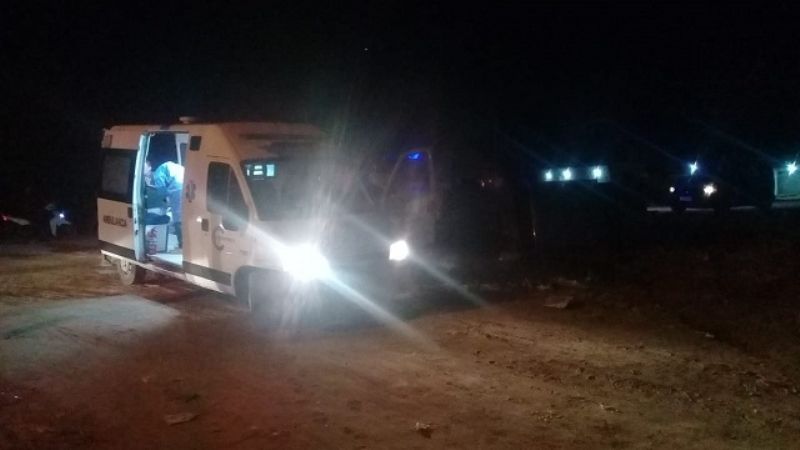 Auto volcó en Avenida del Trabajo