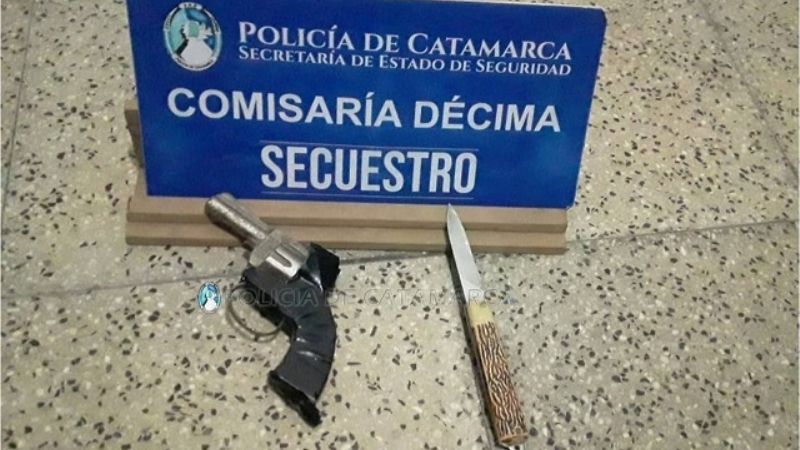 Detenido por amenazar con un arma de fuego