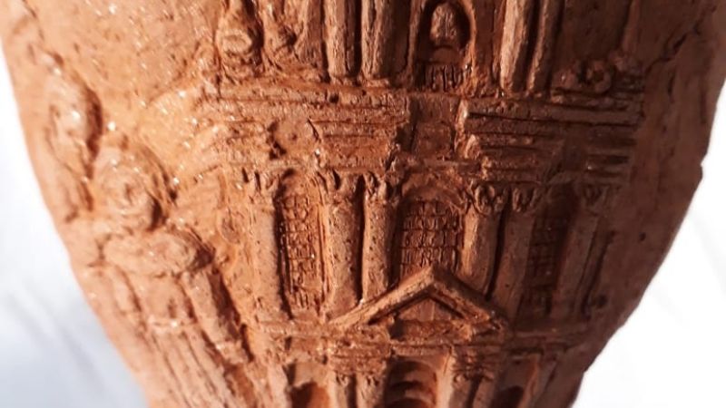 Confeccionan cáliz y patena de cerámica con escenas de la vida de Esquiú