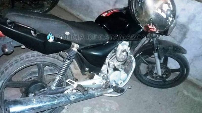 Recuperan una moto robada en 2013