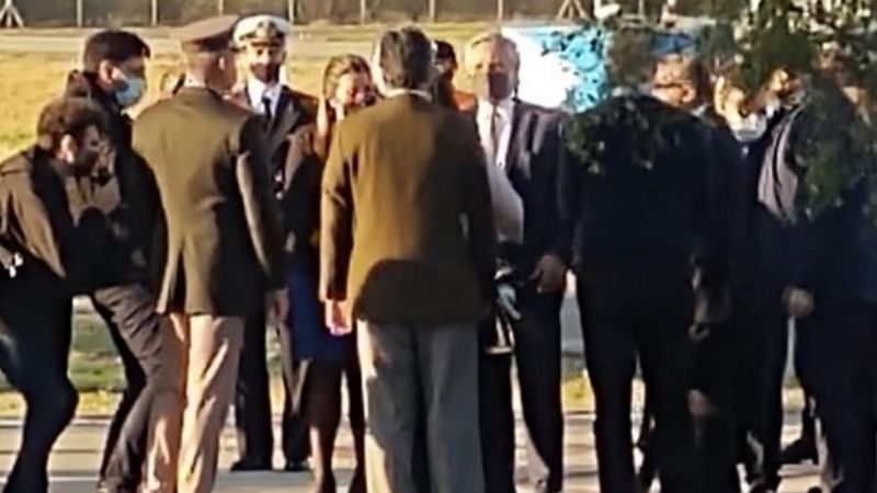 Fernández aterrizó en Catamarca