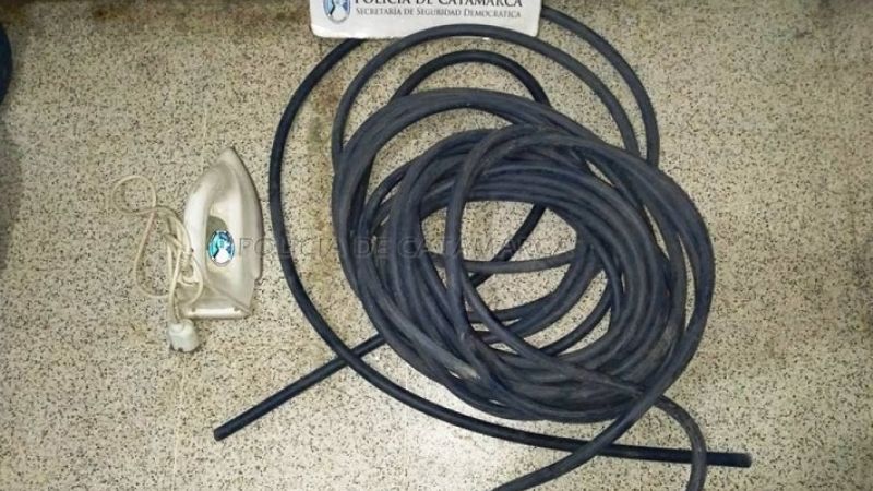 Denunció que su hijo le robó