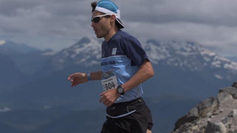Entre 1464 competidores, Narváez fue 34to. en Mont Blanc