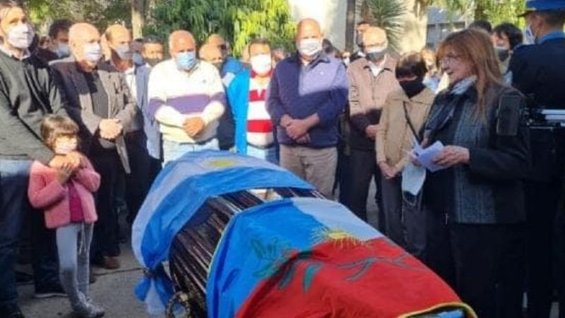 Dieron el último adiós a Eduardo Brizuela del Moral