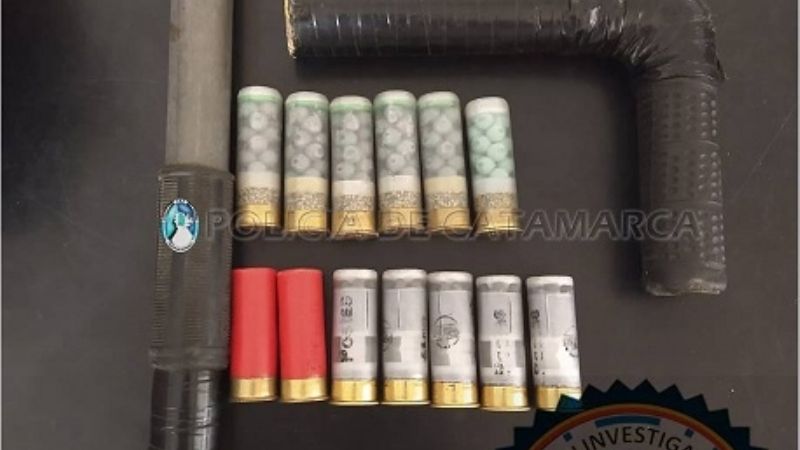 Tras un registro domiciliario secuestran un arma tumbera