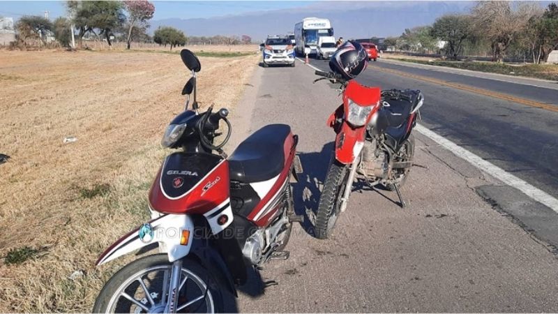 Motociclistas lesionadas