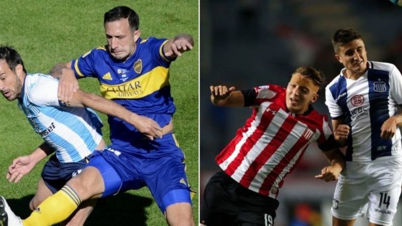 Boca-Racing y Talleres-Estudiantes, los destacados de la 9na.