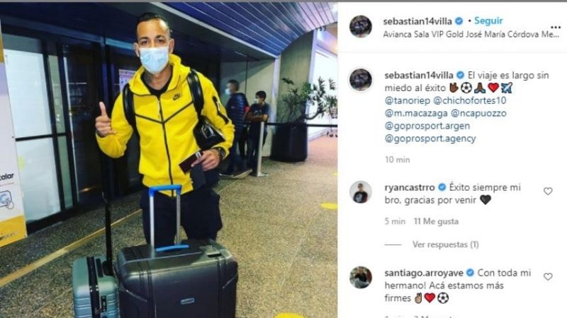 Villa arrimó “combustible” a su relación con Boca