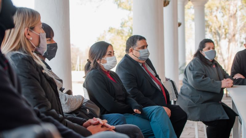 Jalil recibió a padres y familiares de personas con discapacidad