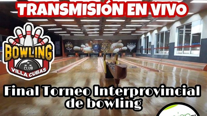 Se juega el Interprovincial de Bowling en Villa Cubas