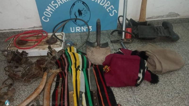 Recuperan varios elementos robados en Belén