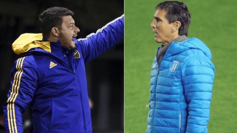 Boca y Racing, un viejo clásico con técnicos interinos