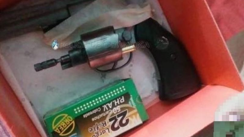 Le disparó a su hija: le encontraron un revolver y municiones