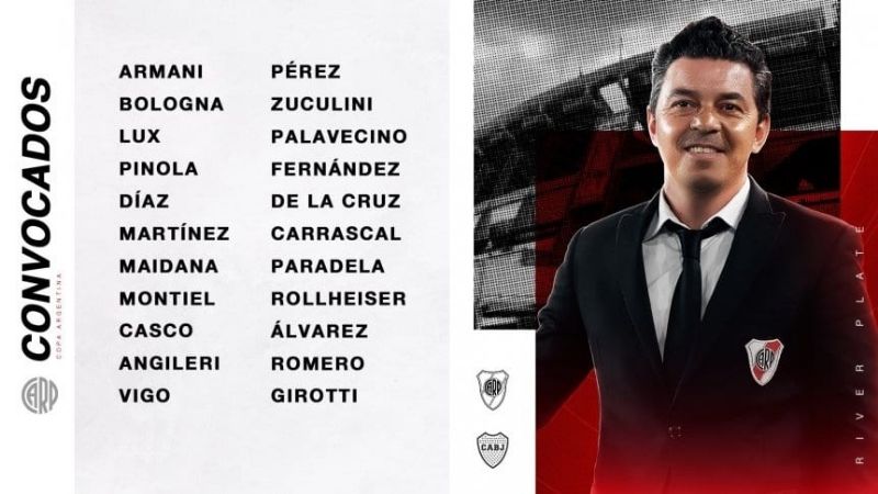 River dio la lista para el Superclásico, sin Matías Suárez