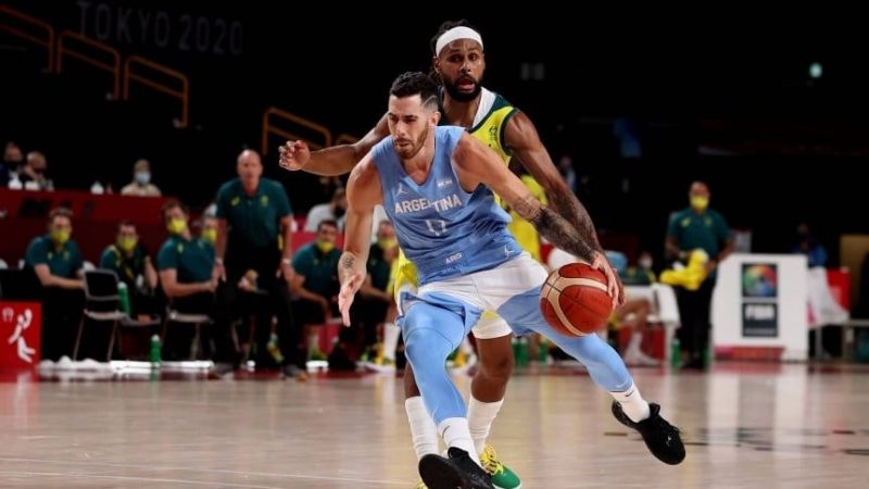 Dura caída de Argentina ante Australia, en el básquetbol
