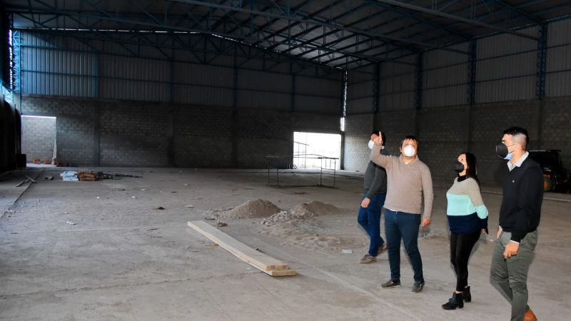 Inauguraron el playón deportivo del Club San Martín de Copacabana