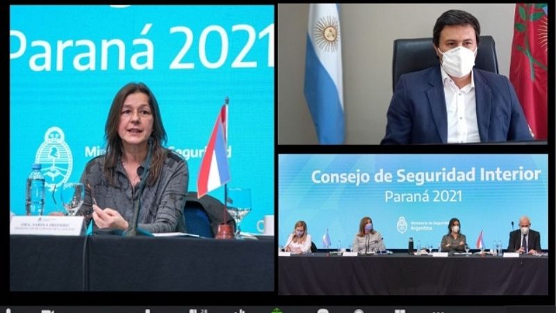 Aguirre participó de la reunión del Consejo de Seguridad Interior