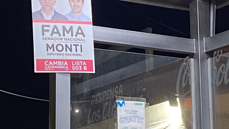 Valle Viejo no quiere “contaminación”: retira carteles de Juntos por el Cambio