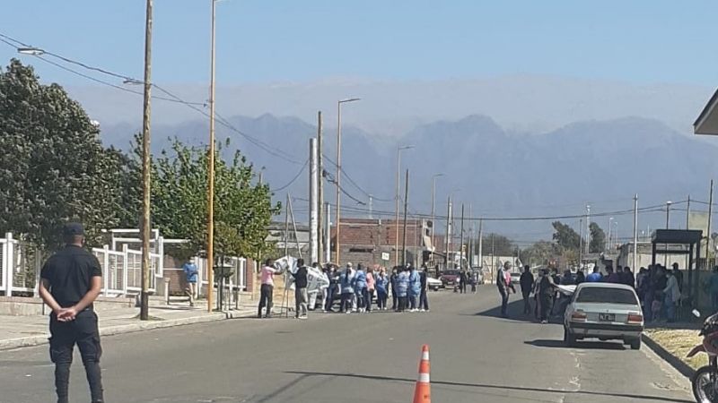 Protesta de trabajadores de Salud