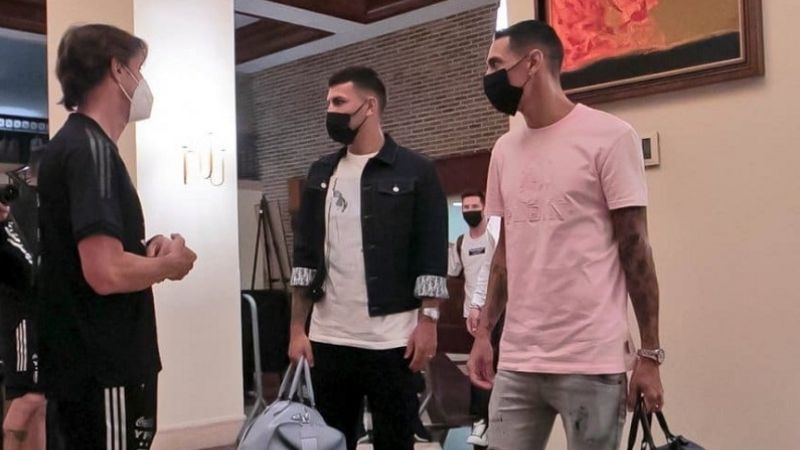 Llegó Messi y la Selección está completa en Venezuela