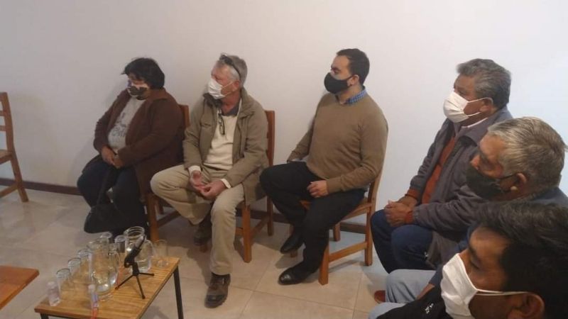 Avanzan con la construcción de la planta de procesamiento de la nuez