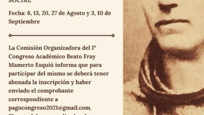 Inscripción para el Congreso Académico Beato Fray Mamerto Esquiú