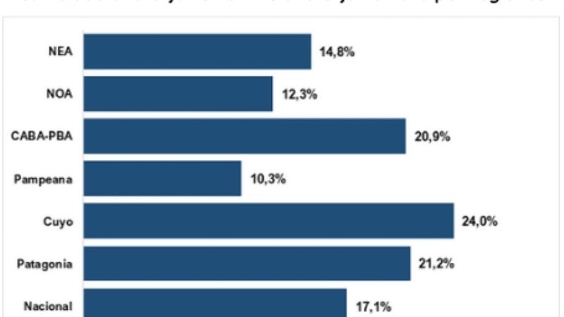 ¿Cómo fue la venta de combustible en el NOA durante junio?