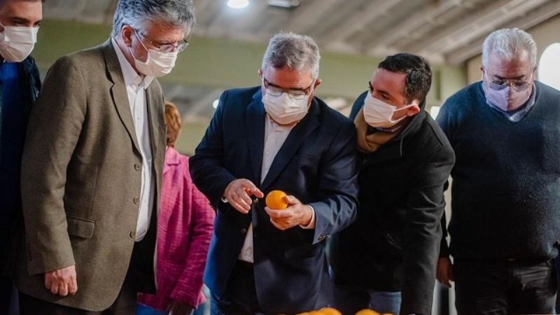 Jalil inauguró planta de procesamiento de citrus