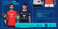 LA LLAVE DE 4TOS. que este viernes disputarán Tapia/Lima, en el Málaga Open, España.