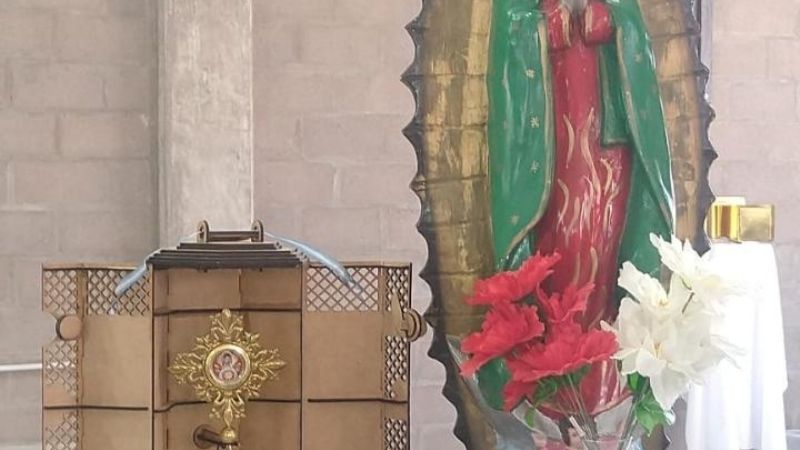 La reliquia del beato Carlo Acutis en Valle Chico