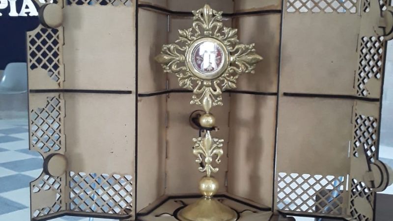 La reliquia del beato Carlo Acutis en Valle Chico