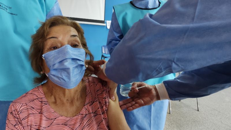 Segunda dosis de Sinopharm a mayores de 50 años