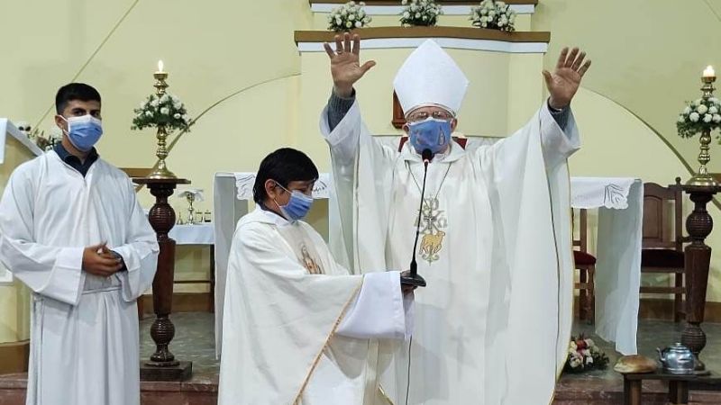 El Obispo presidió la Misa en el Mes de Jesús Niño