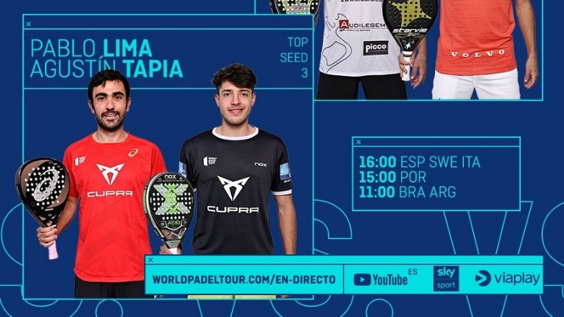 Tapia avanzó a 4tos. de final del Málaga Open de padel