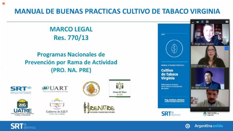 Capacitación sobre Buenas Prácticas Agrícolas en el Tabaco