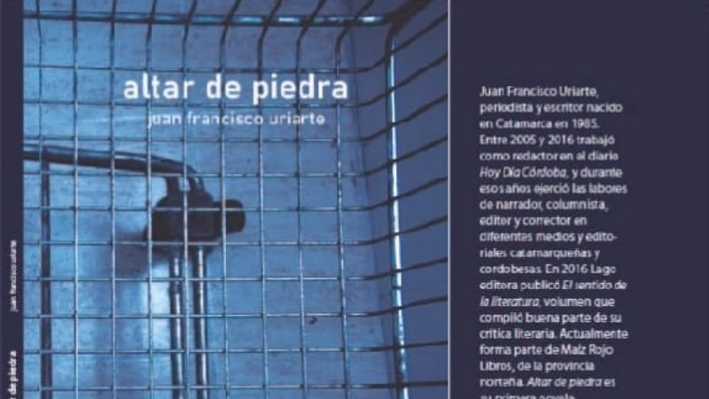 Juan Uriarte presenta su primera novela: “Altar de Piedra”