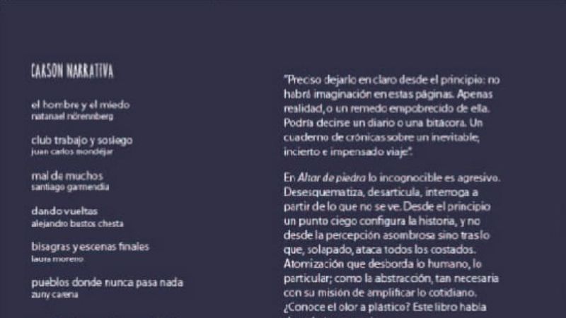 Juan Uriarte presenta su primera novela: “Altar de Piedra”