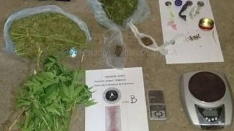 Secuestran 300 gramos de marihuana