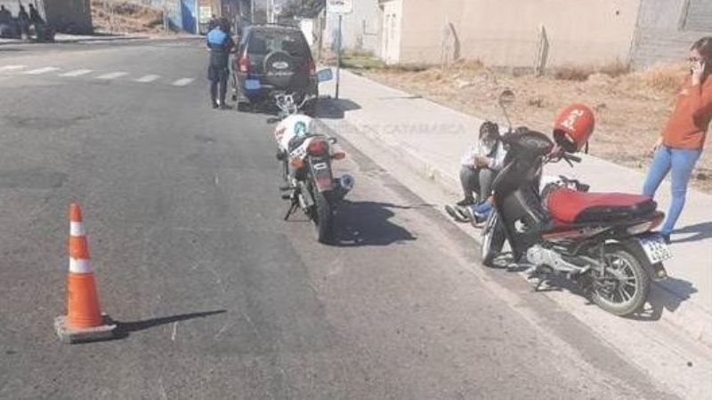 Jóvenes heridas en un choque