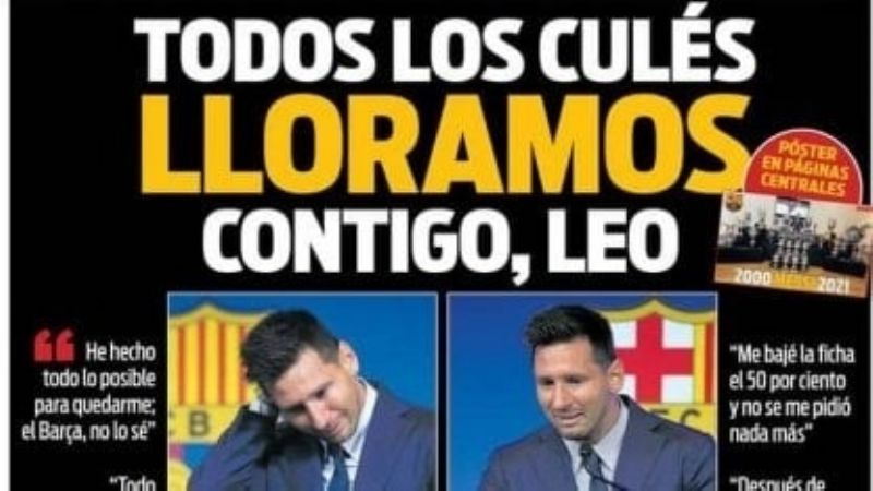 Las últimas horas de Messi fuera del Barcelona