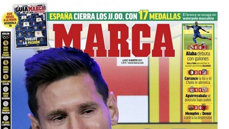 Las últimas horas de Messi fuera del Barcelona