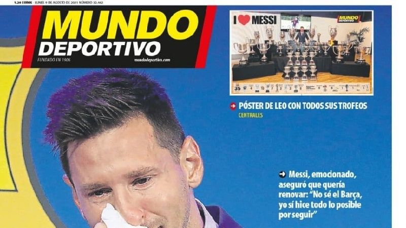 Las últimas horas de Messi fuera del Barcelona