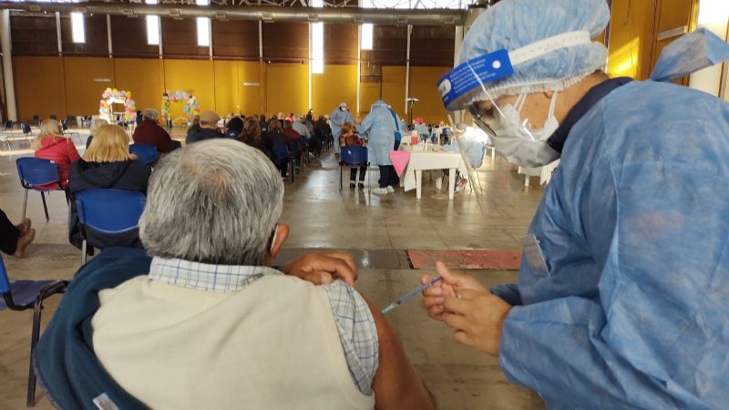 Aplicación de segundas dosis de todas las vacunas