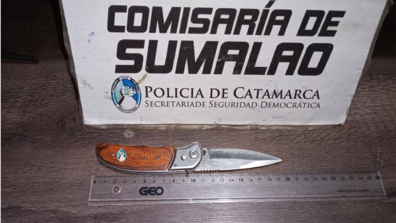 Agredió y amenazó de muerte a su pareja con un cuchillo