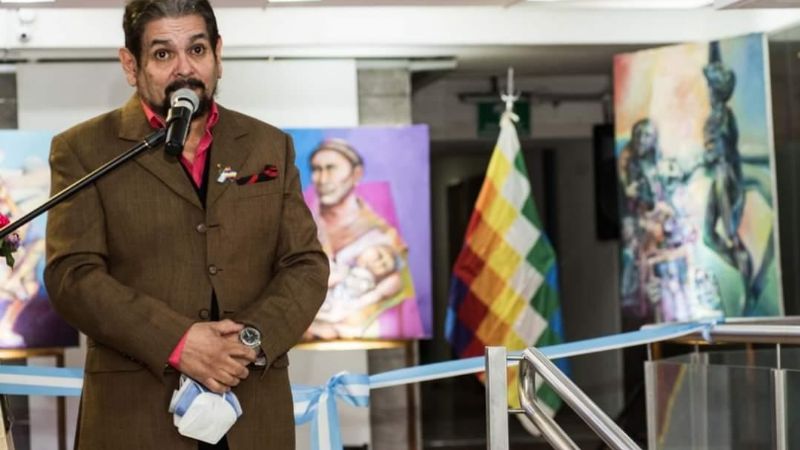 Muestra pictórica de Raúl Guzmán, en Fray Mamerto Esquiú